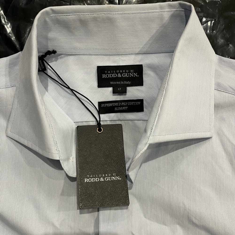 Brand New Rods & Gunn Dress shirt. Sz 17